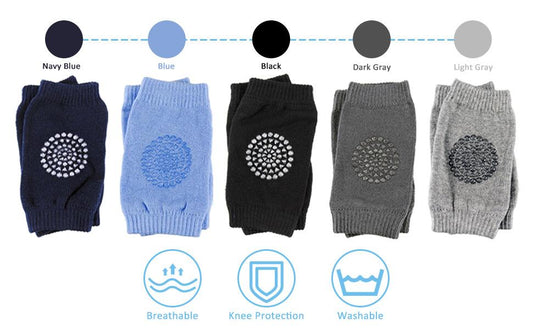 Baby Knee Pads for Crawling Anti Slip Toddler Knee Pads Unisex Baby Knee Protectors Crawling Anti-Slip Knee Protector For Toddler Baby Infant 0-24 Months