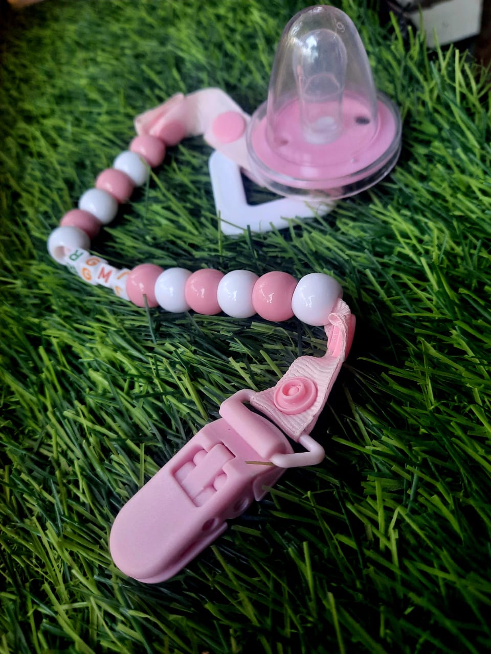 BPA-Free Baby Pacifier Chain & Clip