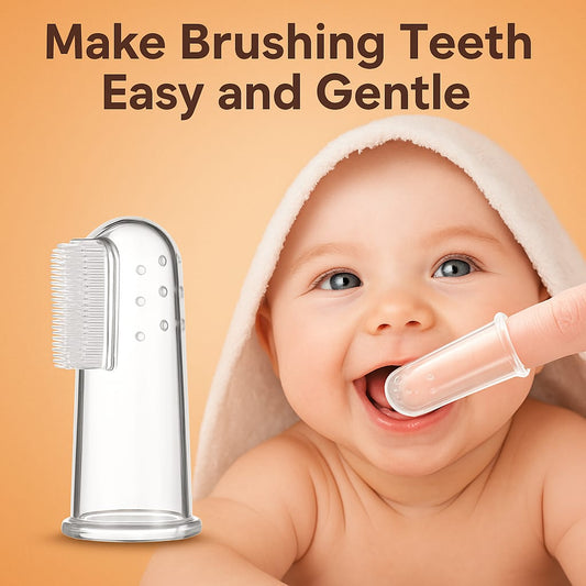 Gentle Silicone Finger Toothbrush for Babies