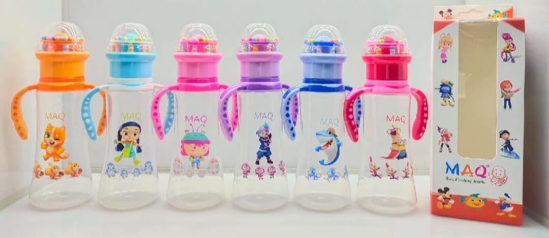 🍼 240ml Transparent Baby Feeder – Clear, Safe & Essential